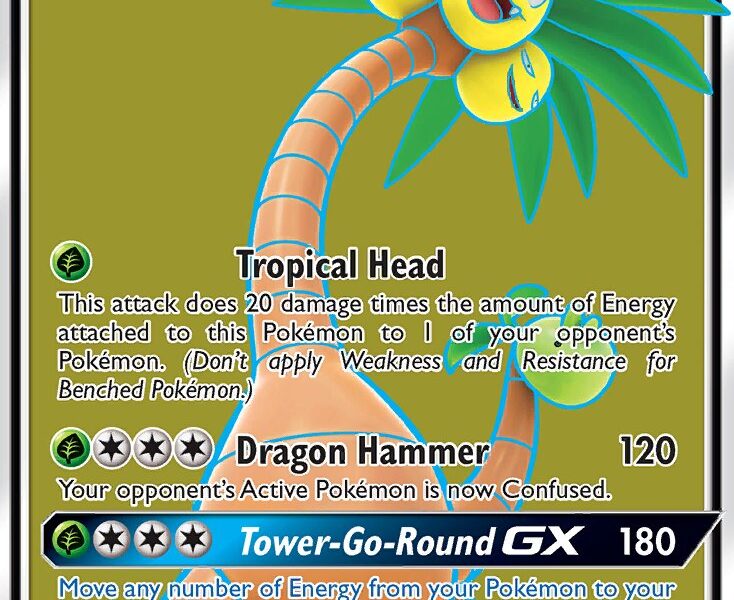 Alolan Exeggutor-GX Pokemon Kaart