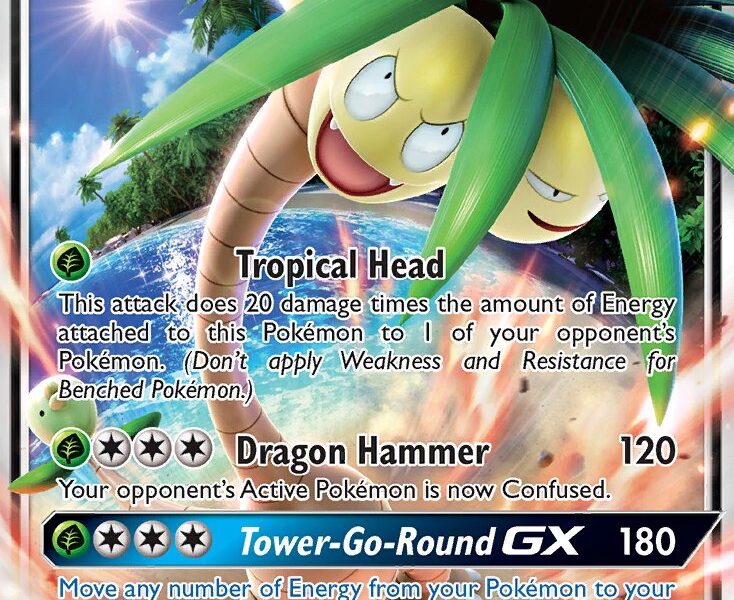 Alolan Exeggutor-GX Pokemon Kaart