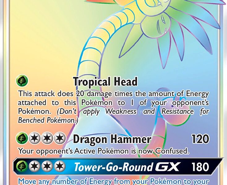 Alolan Exeggutor-GX Pokemon Kaart