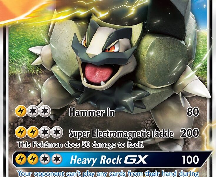Alolan Golem-GX Pokemon Kaart