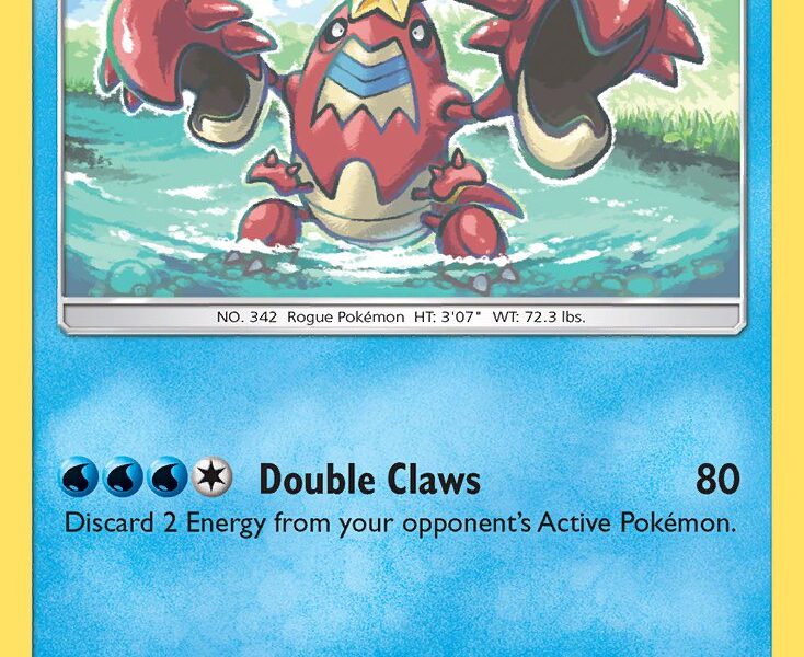 Crawdaunt Pokemon Kaart