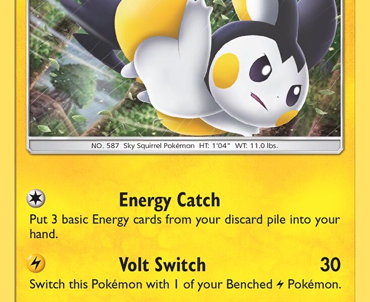 Emolga Pokemon Kaart