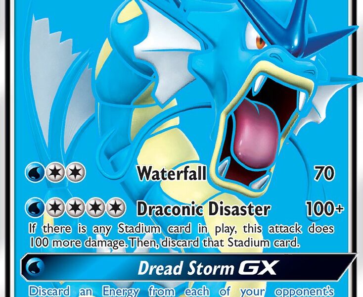 Gyarados-GX Pokemon Kaart