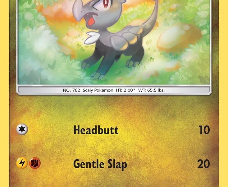 Jangmo-o Pokemon Kaart