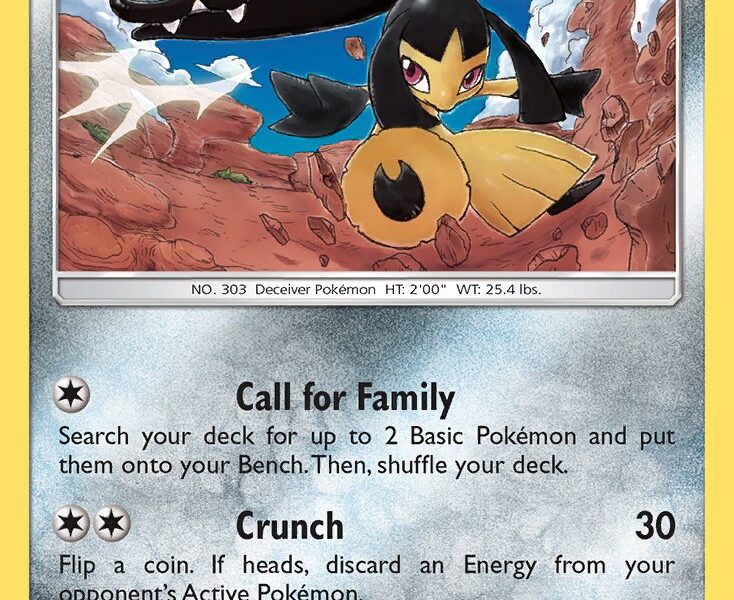 Mawile Pokemon Kaart