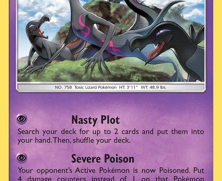 Salazzle Pokemon Kaart