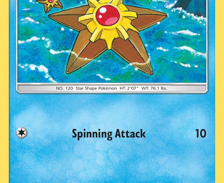 Staryu Pokemon Kaart
