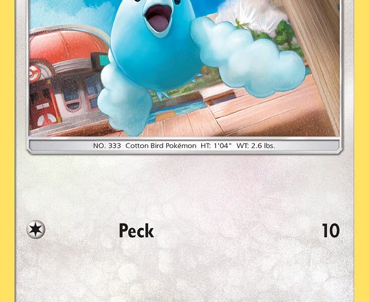Swablu Pokemon Kaart