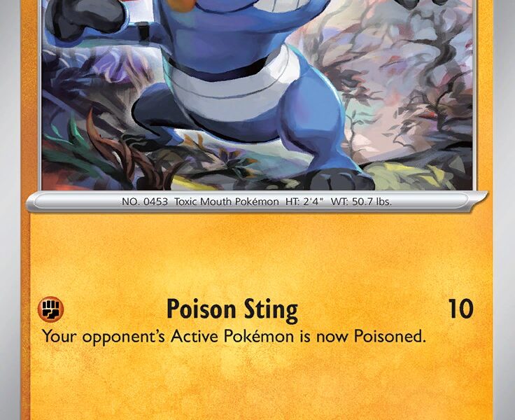 Croagunk Pokemon Kaart