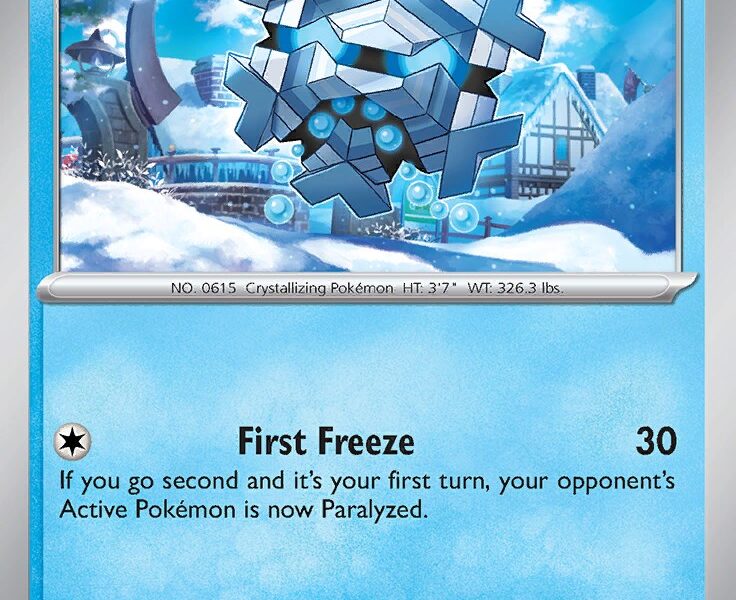 Cryogonal Pokemon Kaart