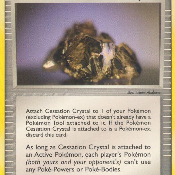 Cessation Crystal Pokemon Kaart