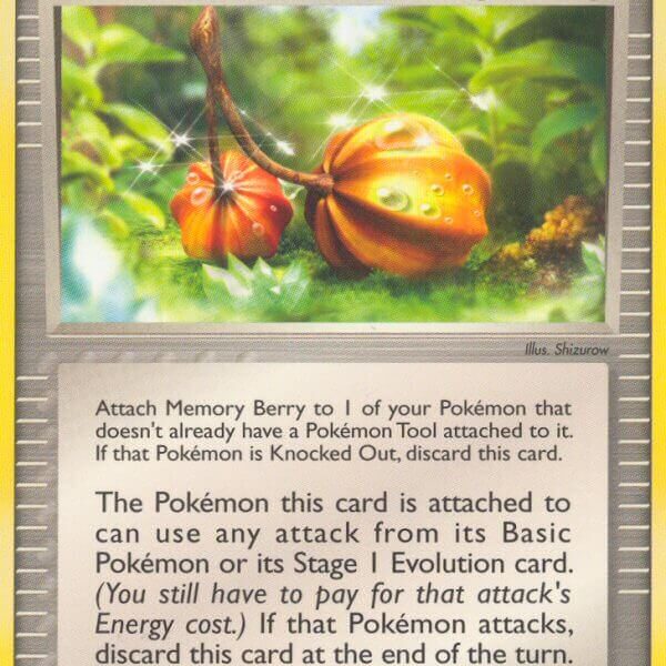 Memory Berry Pokemon Kaart