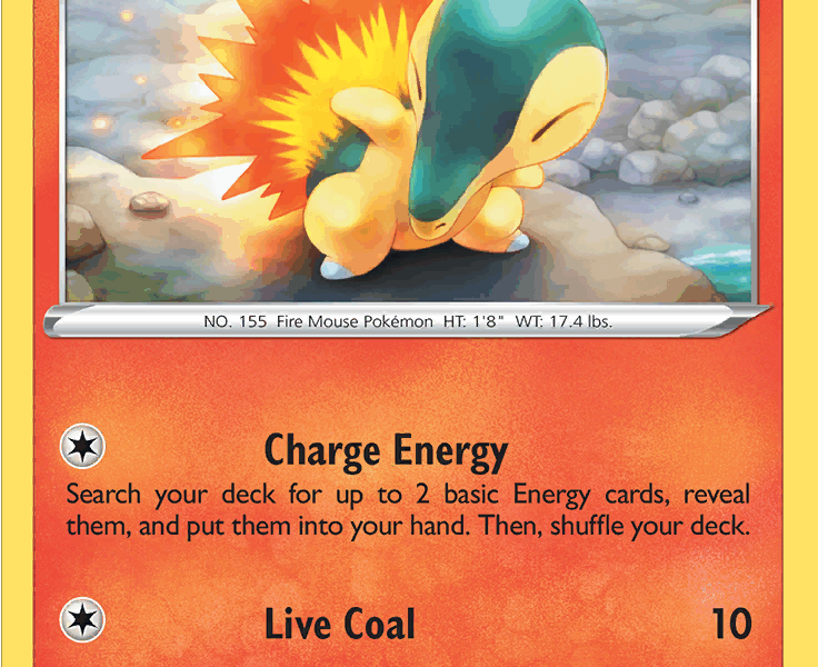 Cyndaquil Pokemon Kaart