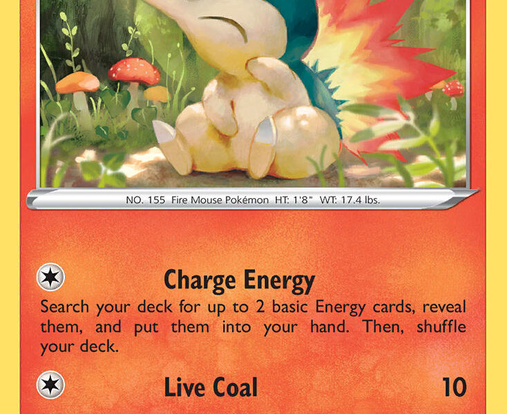 Cyndaquil Pokemon Kaart