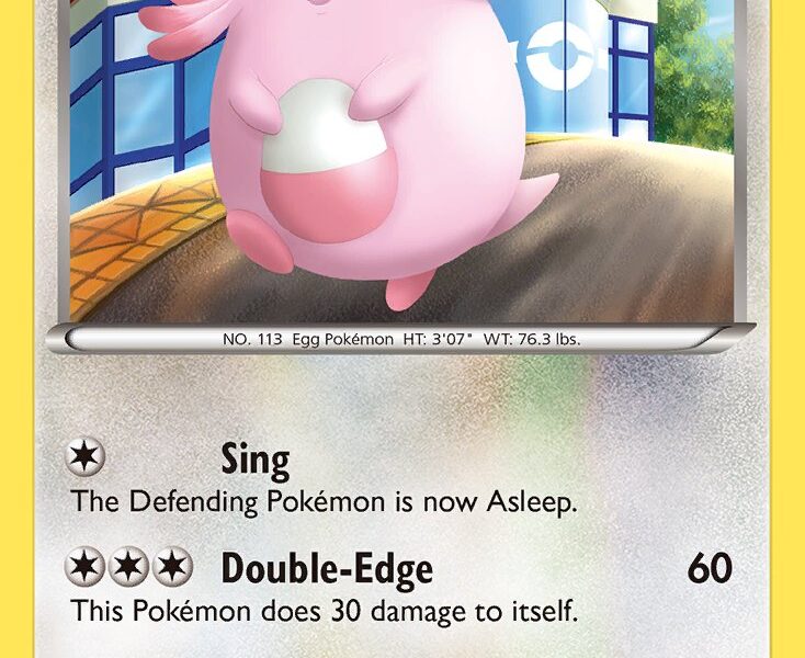 Chansey Pokemon Kaart