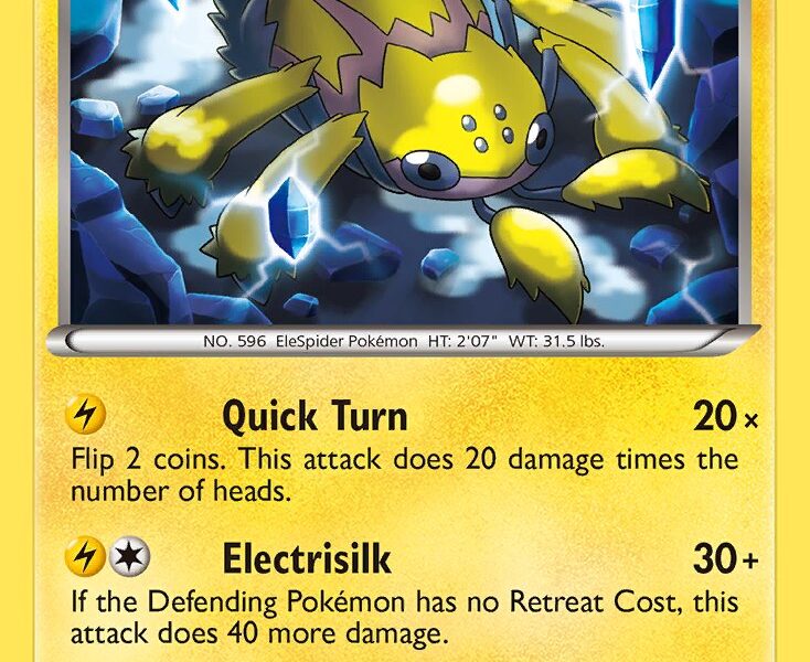 Galvantula Pokemon Kaart