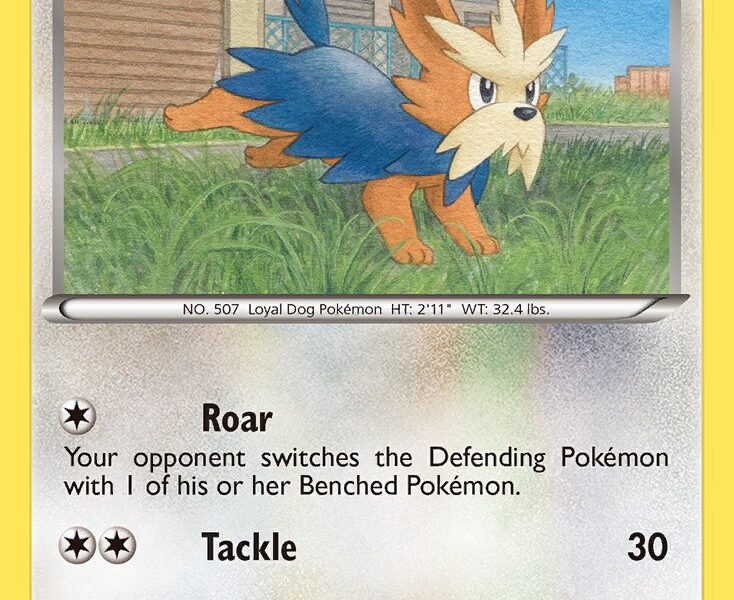 Herdier Pokemon Kaart