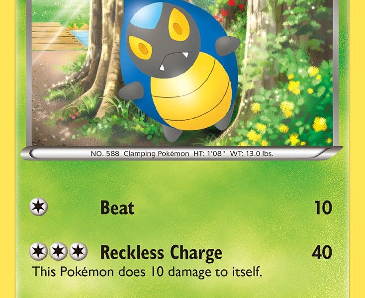 Karrablast Pokemon Kaart