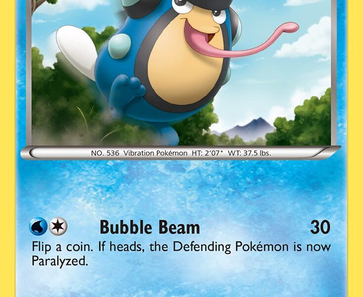 Palpitoad Pokemon Kaart