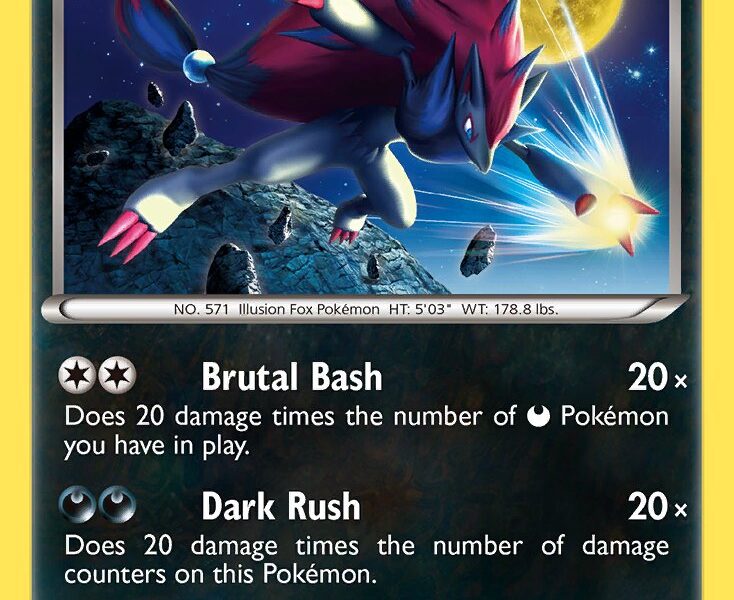 Zoroark Pokemon Kaart