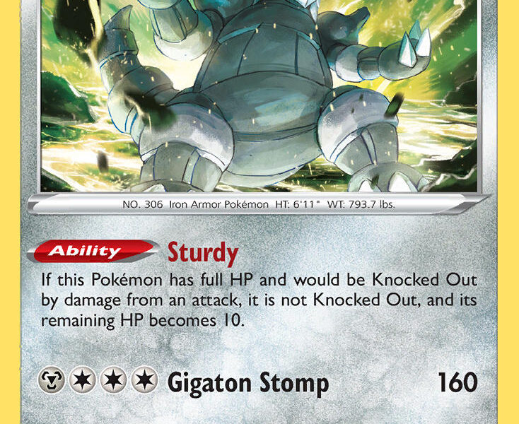 Aggron Pokemon Kaart