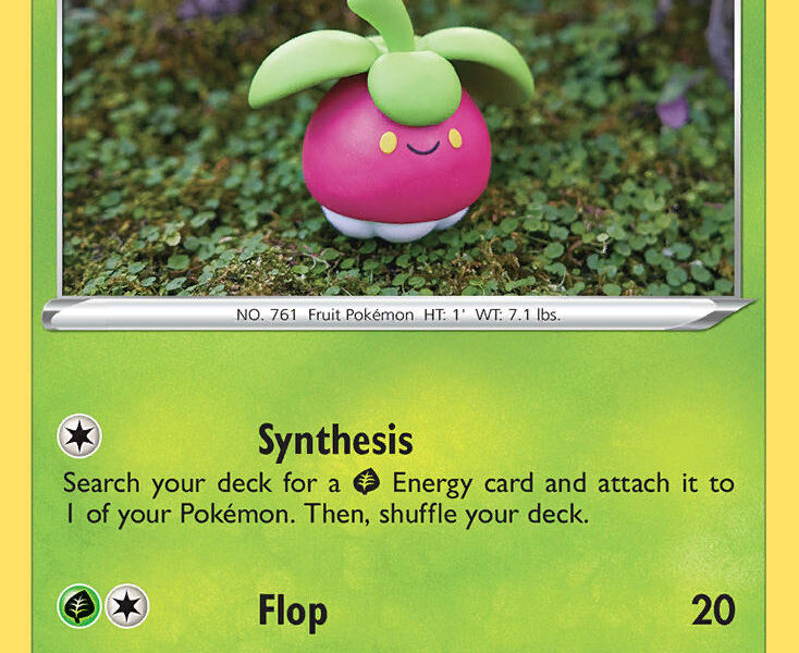 Bounsweet Pokemon Kaart