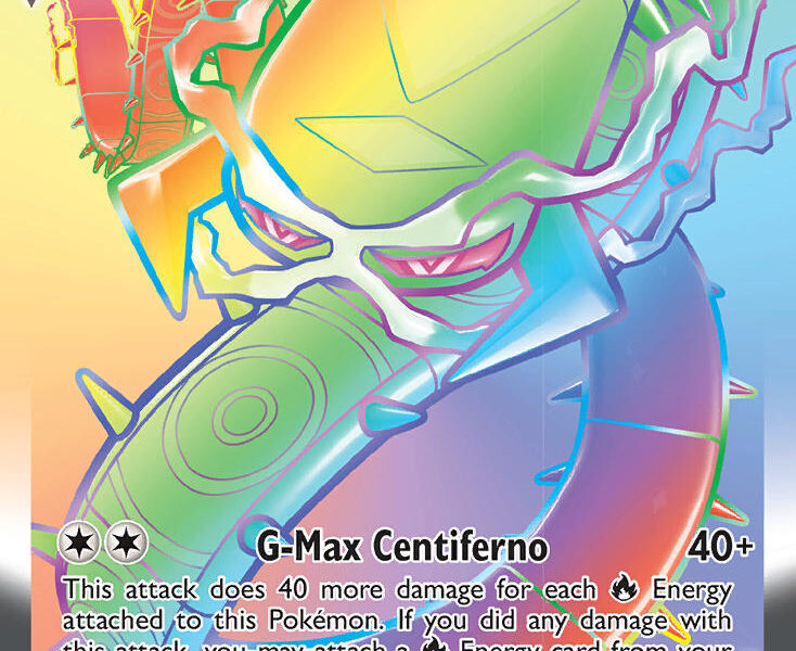 Centiskorch VMAX Pokemon Kaart