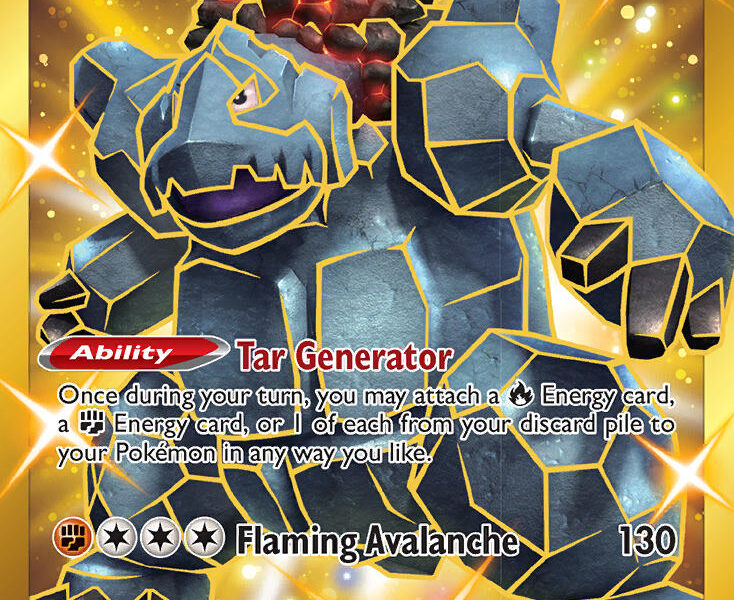 Coalossal Pokemon Kaart