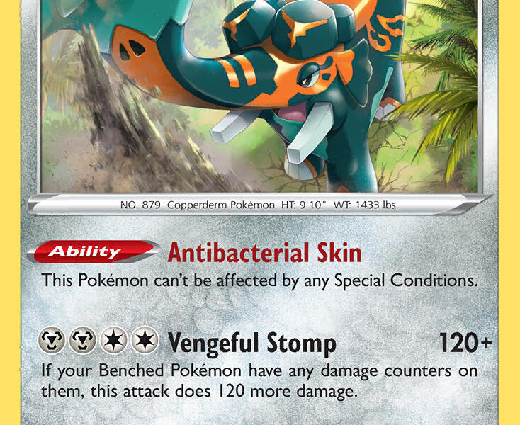 Copperajah Pokemon Kaart