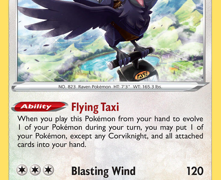 Corviknight Pokemon Kaart