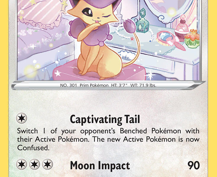 Delcatty Pokemon Kaart