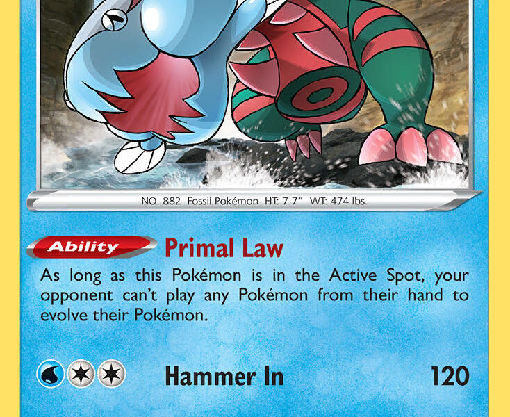 Dracovish Pokemon Kaart