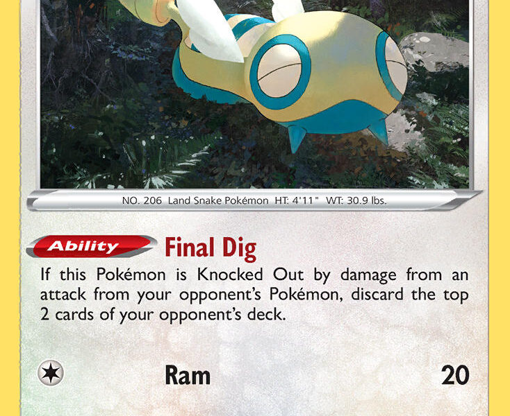 Dunsparce Pokemon Kaart