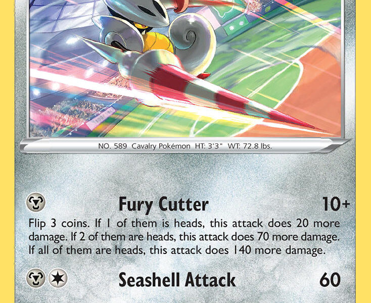 Escavalier Pokemon Kaart