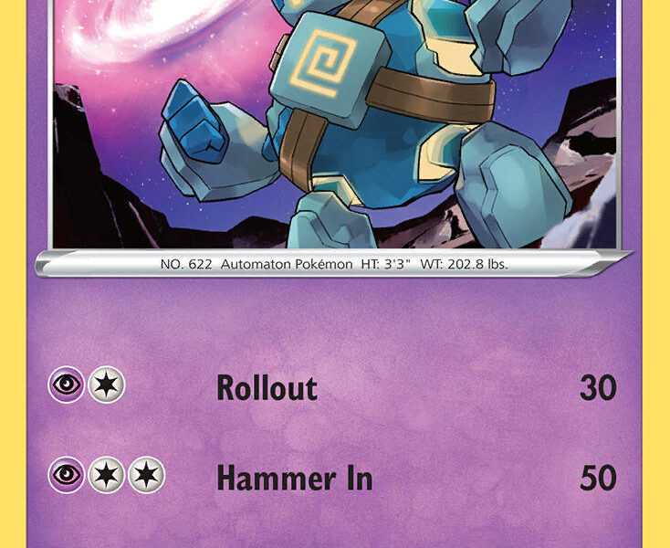 Golett Pokemon Kaart