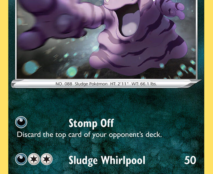 Grimer Pokemon Kaart