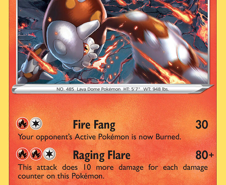 Heatran Pokemon Kaart