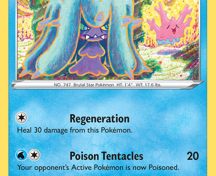 Mareanie Pokemon Kaart