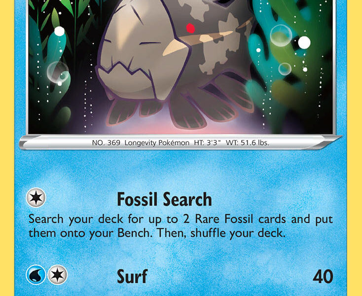 Relicanth Pokemon Kaart
