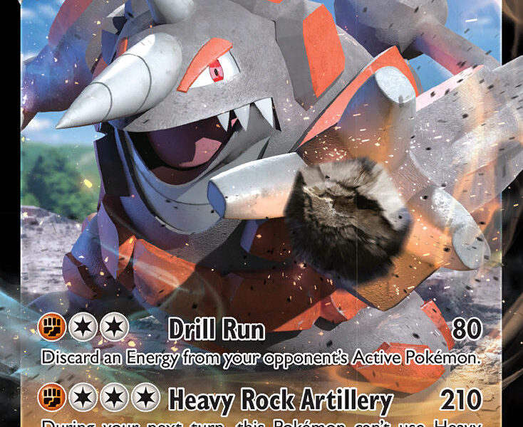 Rhyperior V Pokemon Kaart