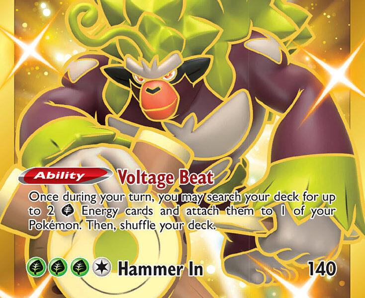 Rillaboom Pokemon Kaart