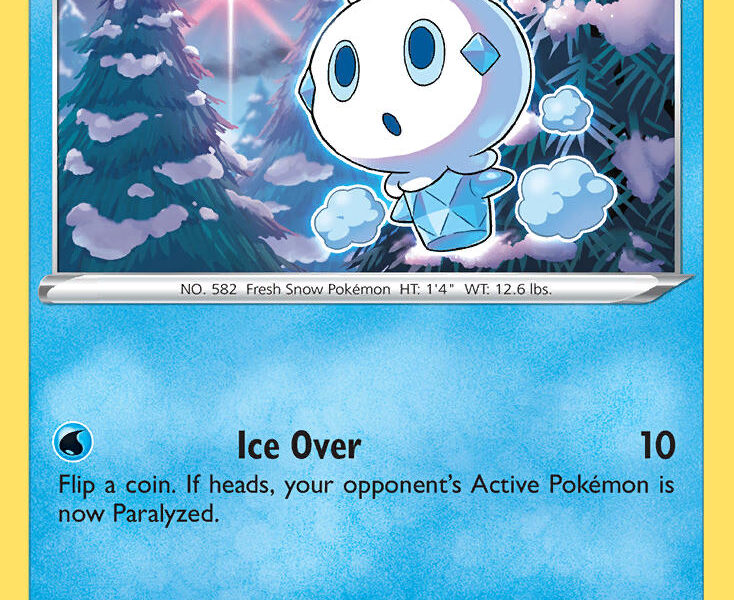 Vanillite Pokemon Kaart
