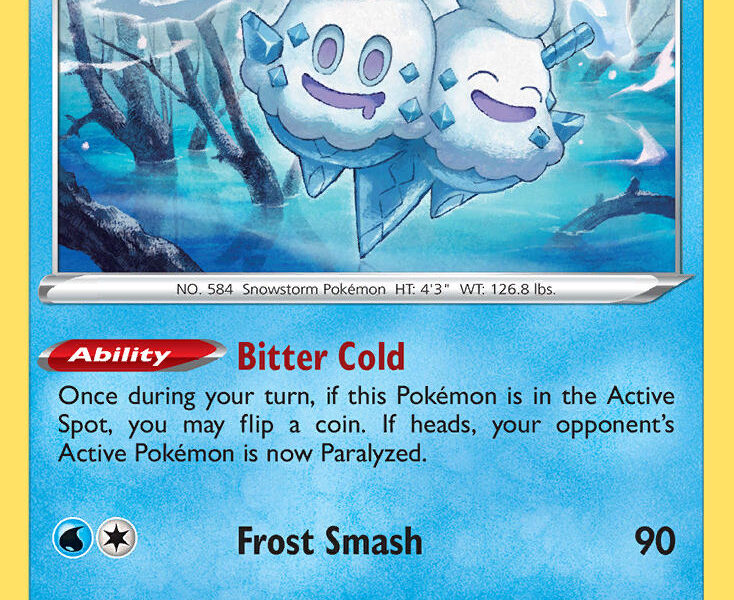 Vanilluxe Pokemon Kaart