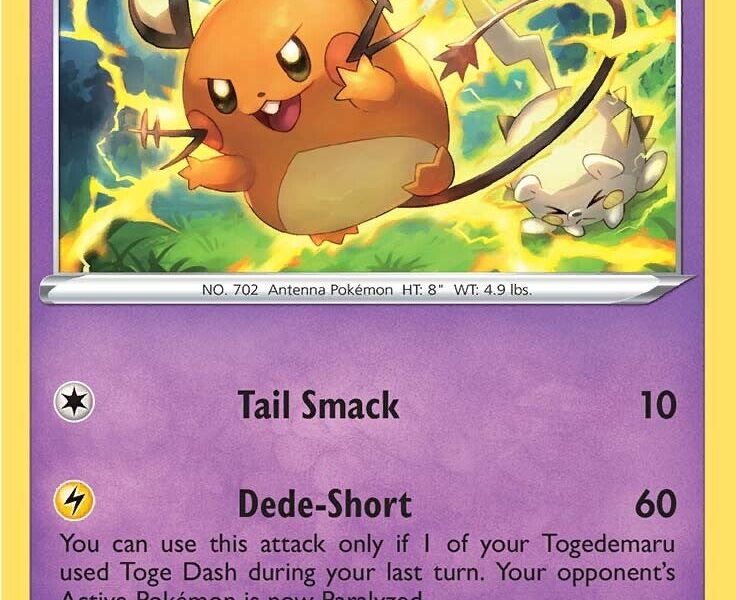 Dedenne Pokemon Kaart
