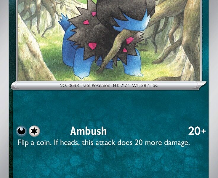 Deino Pokemon Kaart