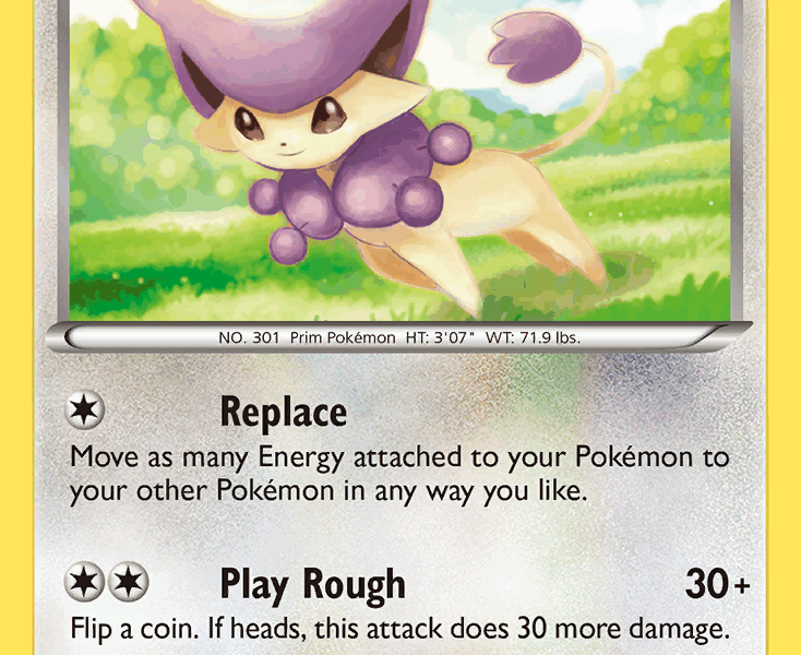 Delcatty Pokemon Kaart