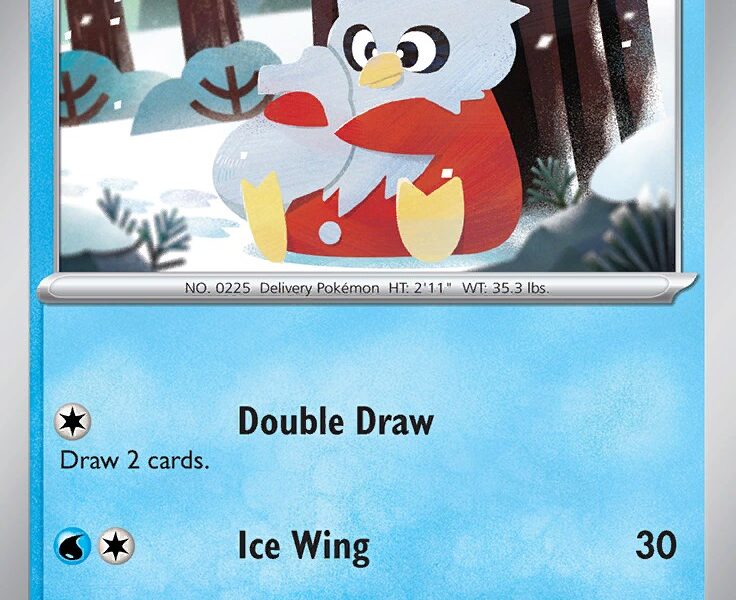 Delibird Pokemon Kaart