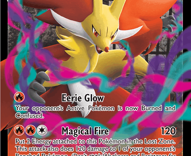Delphox V Pokemon Kaart