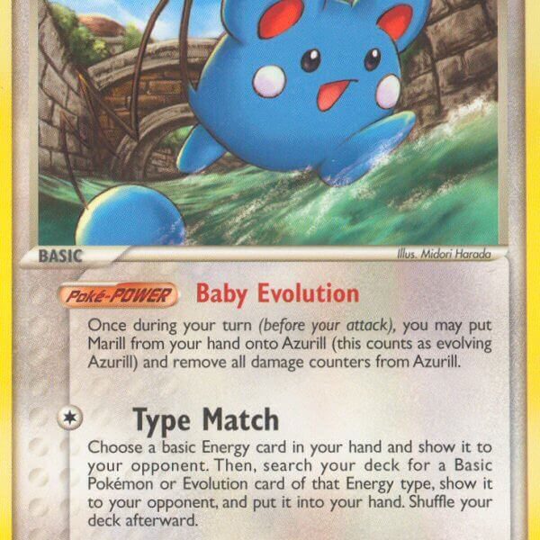 Azurill Pokemon Kaart