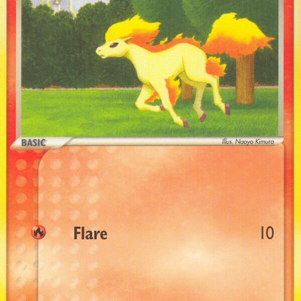 Ponyta Pokemon Kaart